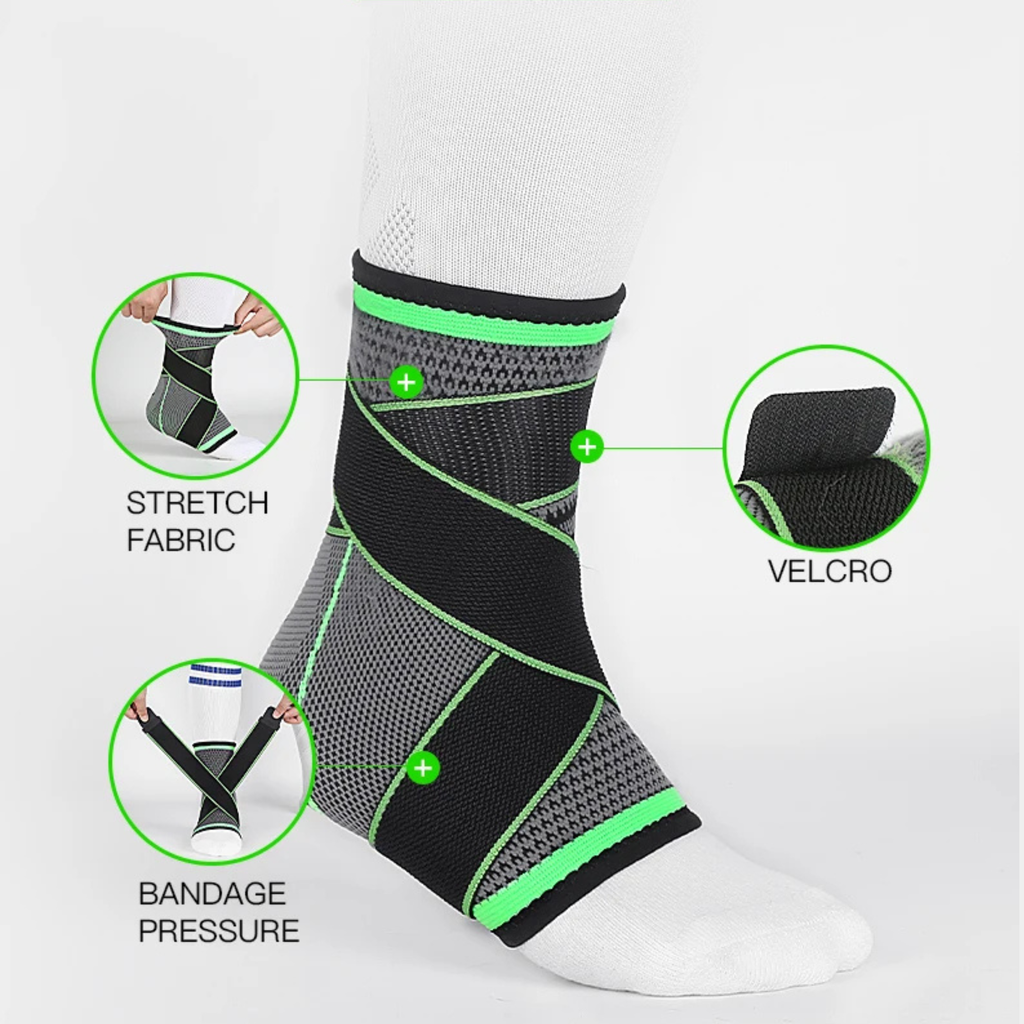 Ankle Support Compression brace with strap 1pc