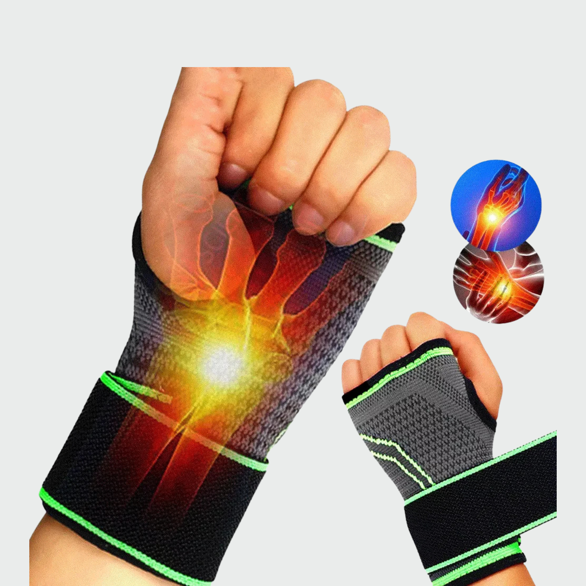 Wrist & Palm Compression Band with strap 1pc