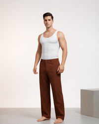 Men Slimming Body Shaper Vest White