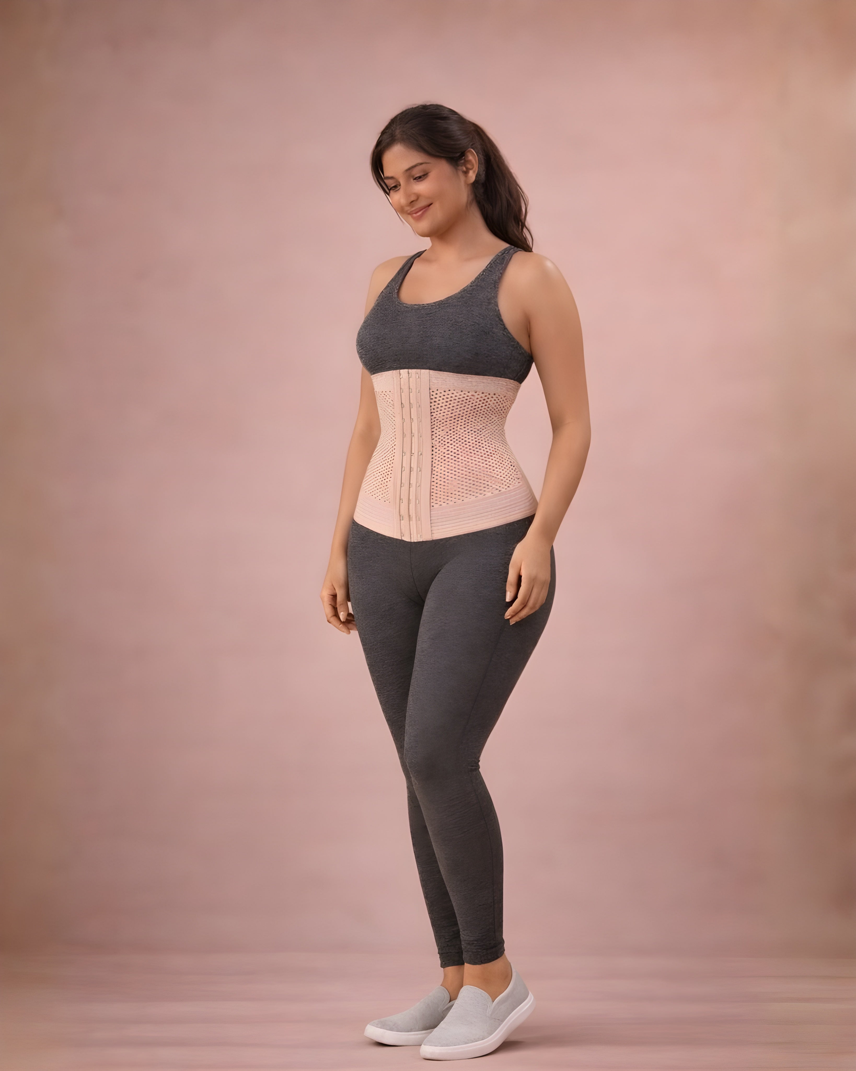 Postpartum Recovery Waist Trainer Body Shaper Skin
