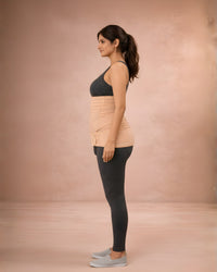 One Belt. Always ||| Your partner from day 1. Adjust the wrap as you grow—support stays consistent.