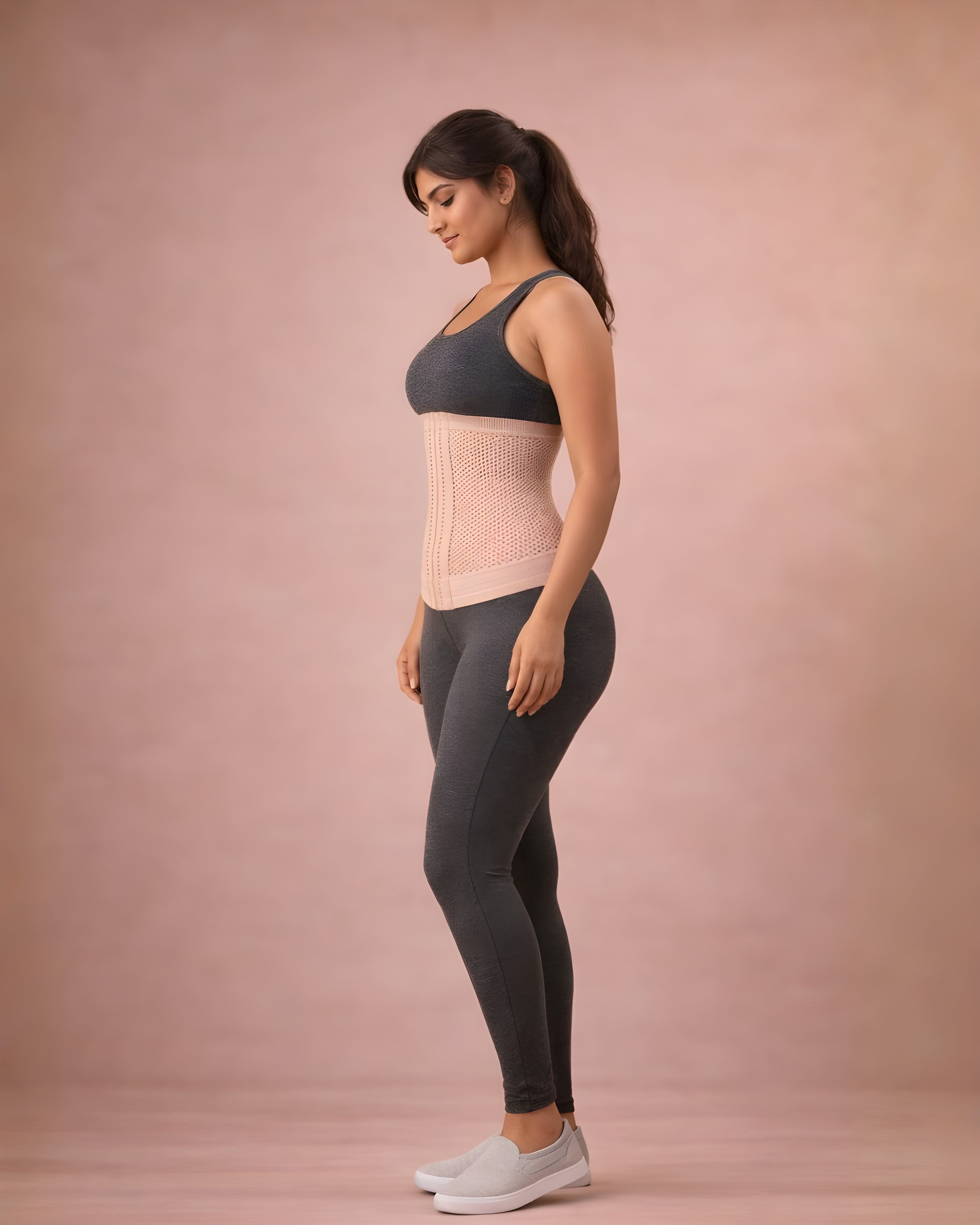 Postpartum Recovery Waist Trainer Body Shaper Skin