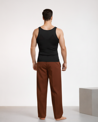 Men Slimming Body Shaper Vest Black