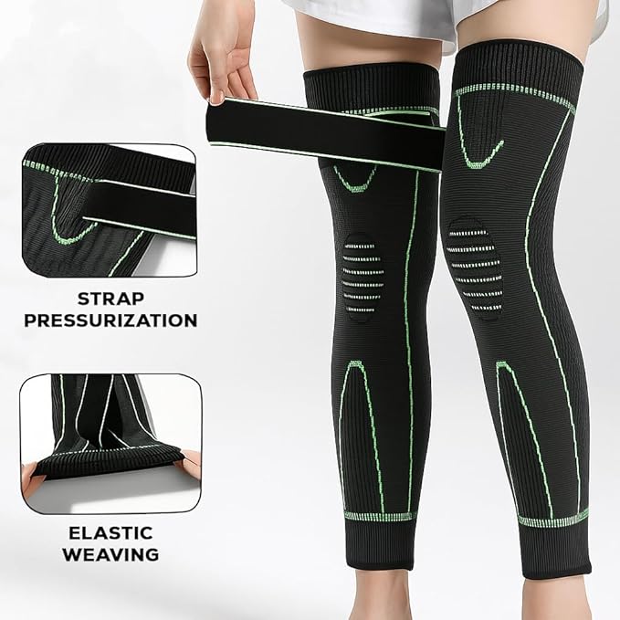 Knee & Calf Support Sleeve with strap 1pc