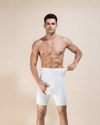 Tummy Control Body Shaper Slimming Shorts White