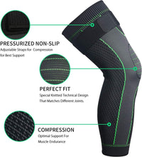 Knee & Calf Support Sleeve with strap 1pc