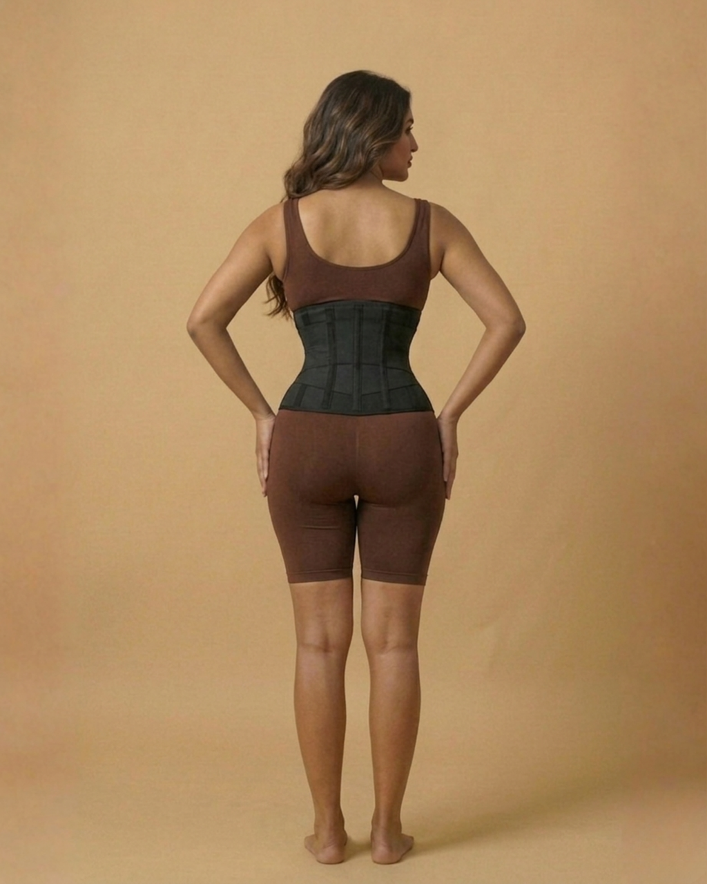 Hourglass Girdle Waist Trainer Body Shaper Black