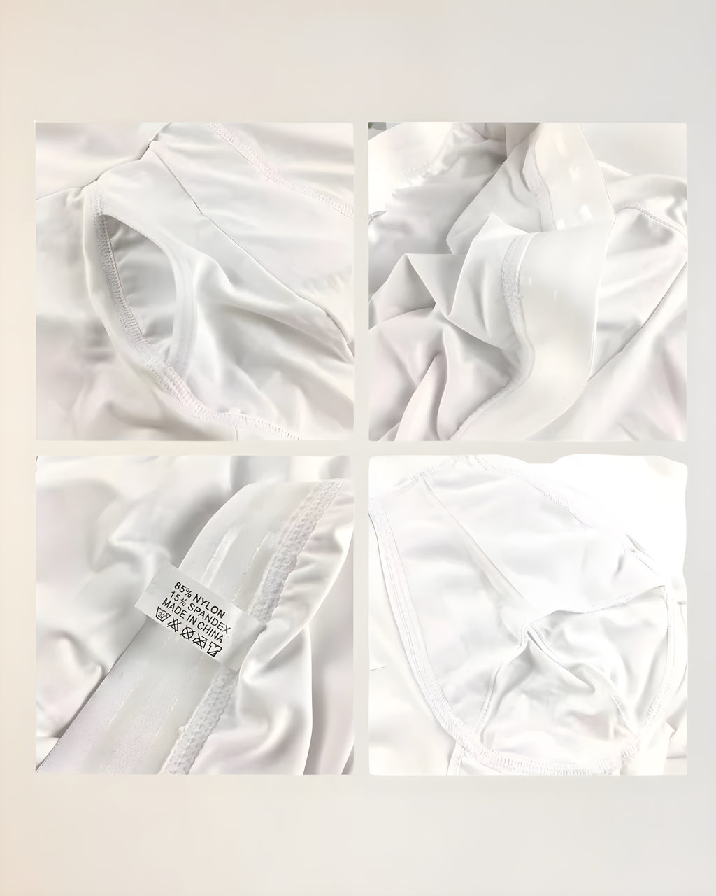 Tummy Control Body Shaper Slimming Shorts White