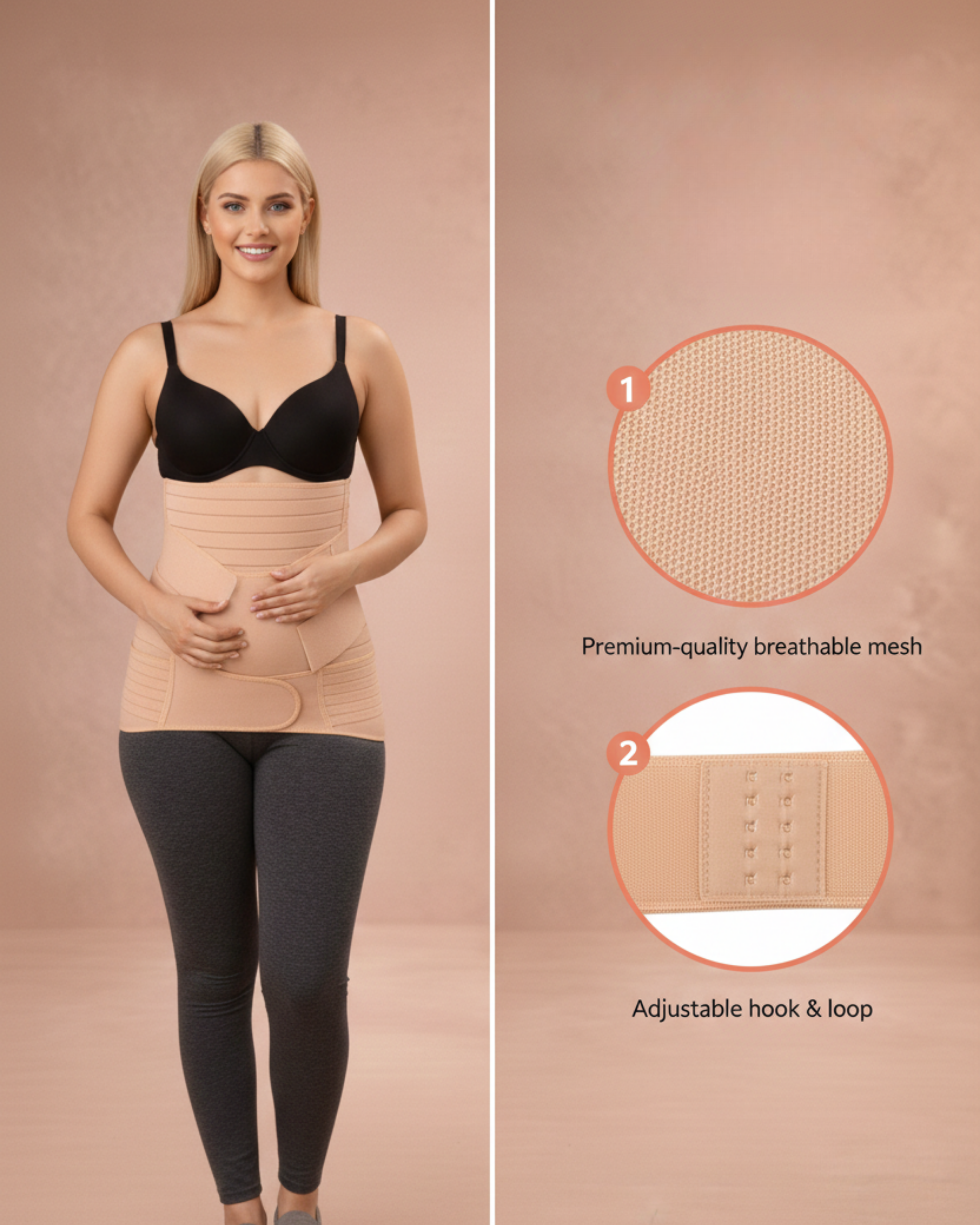 Postpartum 3 in 1 Recovery Support Shaper Belt