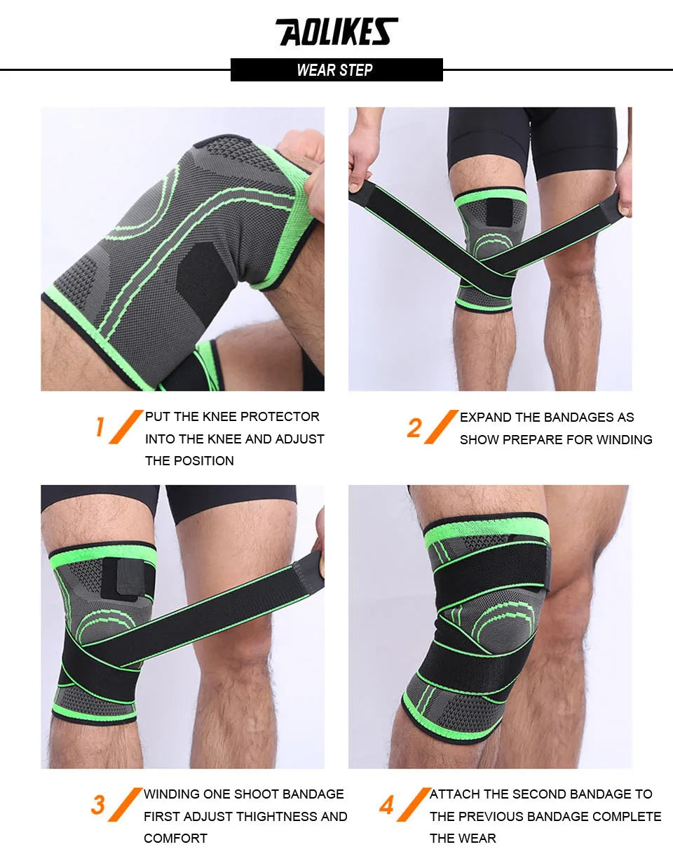 Knee Support Sleeve with strap 1pc