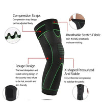 Knee & Calf Support Sleeve with strap 1pc