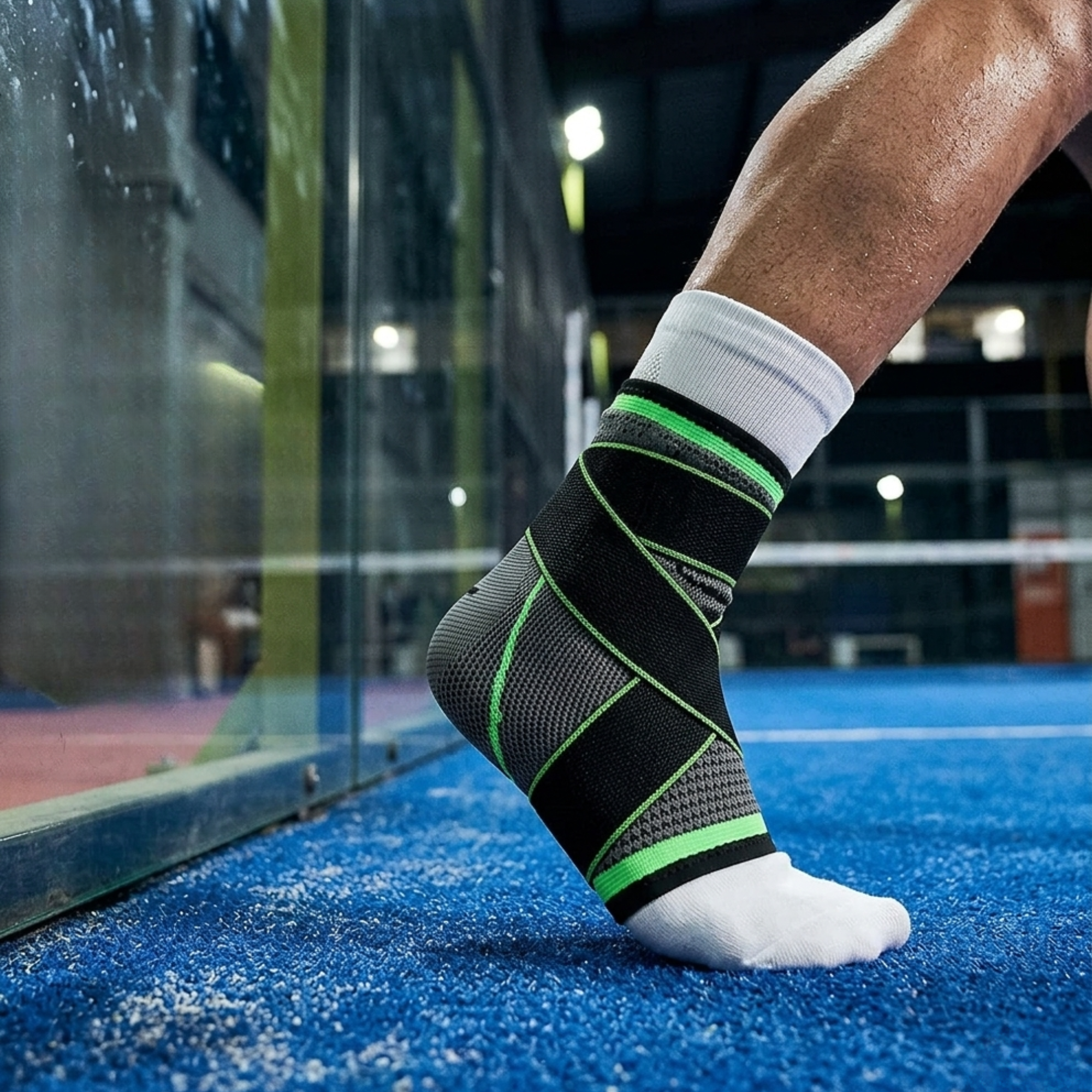 Ankle Support Compression brace with strap 1pc
