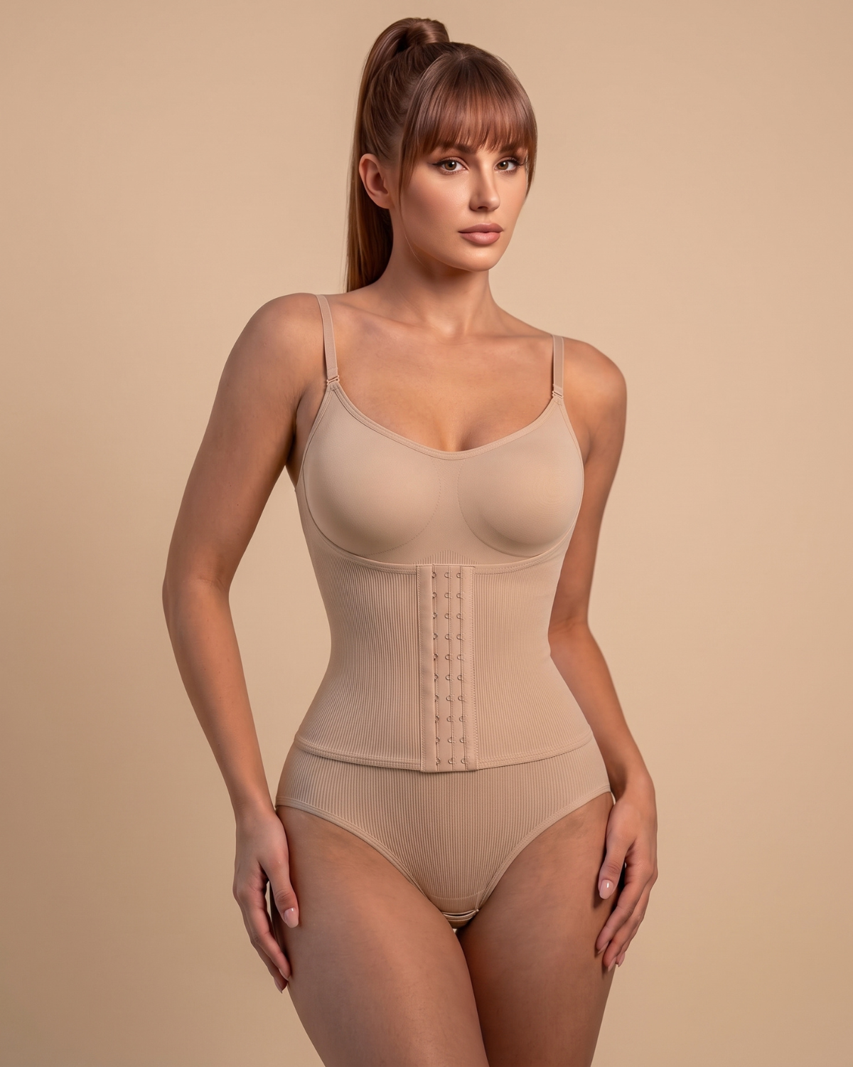 Cinch-Flex Adjustable Strap Full Body Shaper Skin
