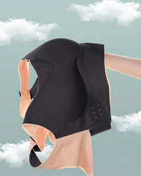 Cloud Lift Bra - Black Seamless Bust Lifting & Wireless Shaping Bra