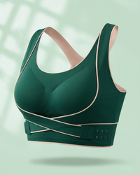 Cloud Lift Bra - Green Seamless Bust Lifting & Wireless Shaping Bra