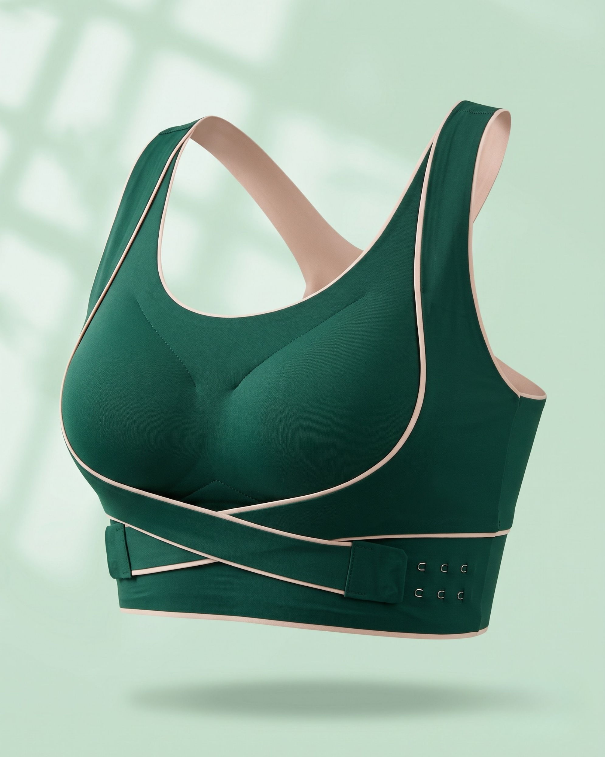Cloud Lift Bra - Green Seamless Bust Lifting & Wireless Shaping Bra