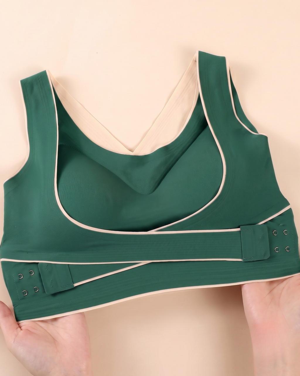 Cloud Lift Bra - Green Seamless Bust Lifting & Wireless Shaping Bra