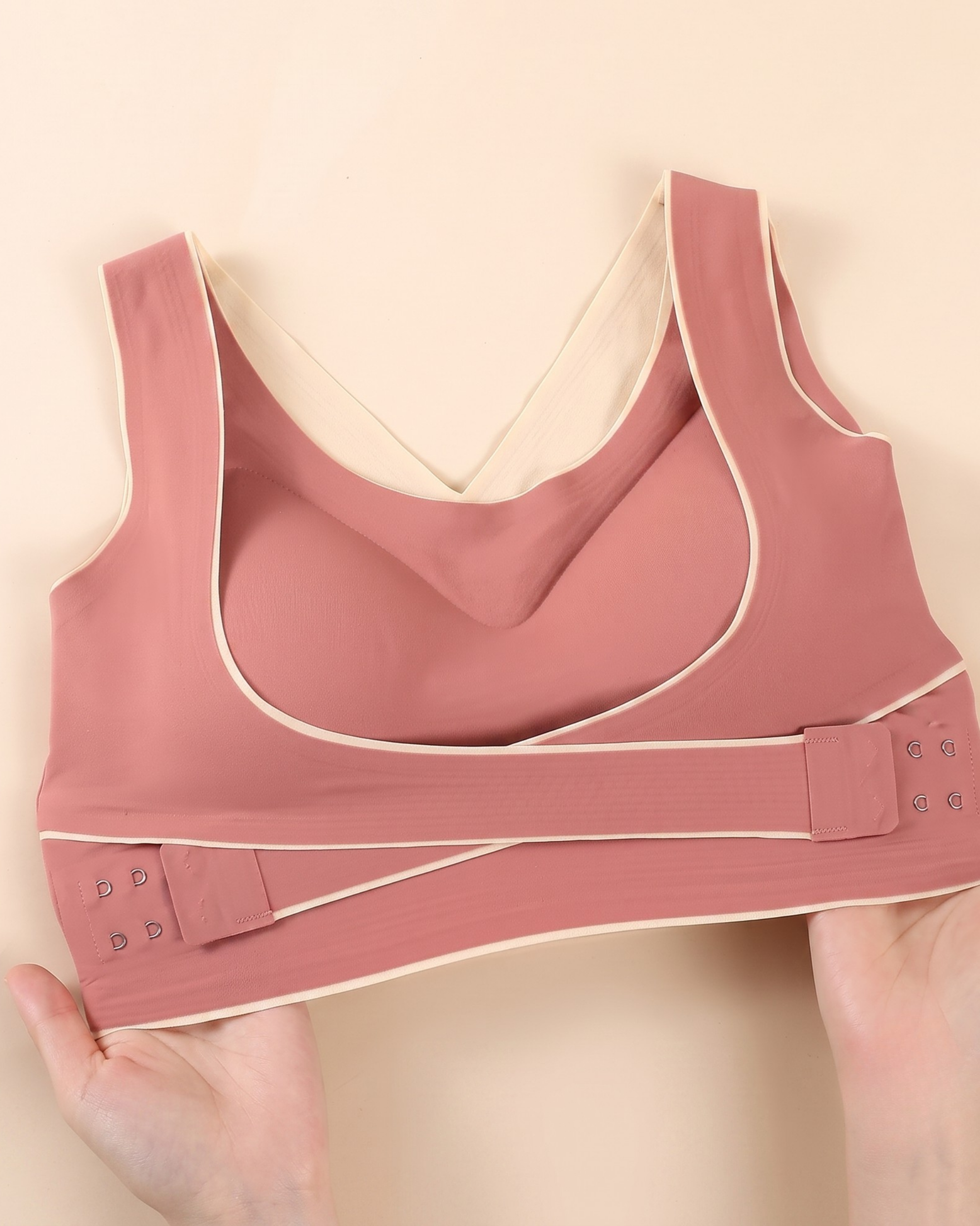 Cloud Lift Bra - Pink Seamless Bust Lifting & Wireless Shaping Bra
