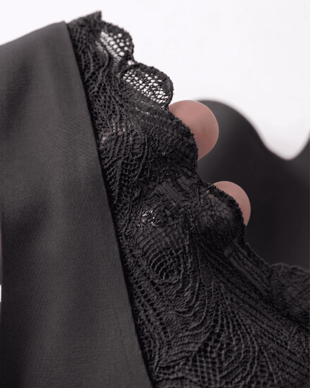 Cloud Lift Lace Bra - Black Seamless Bust Lifting & Wireless Shaping Posture Correcting Bra