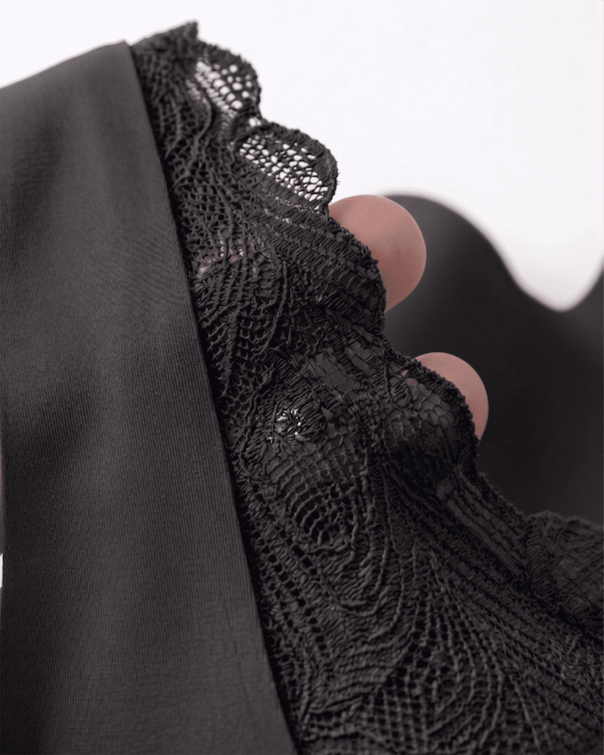 Cloud Lift Lace Bra - Black Seamless Bust Lifting & Wireless Shaping Posture Correcting Bra