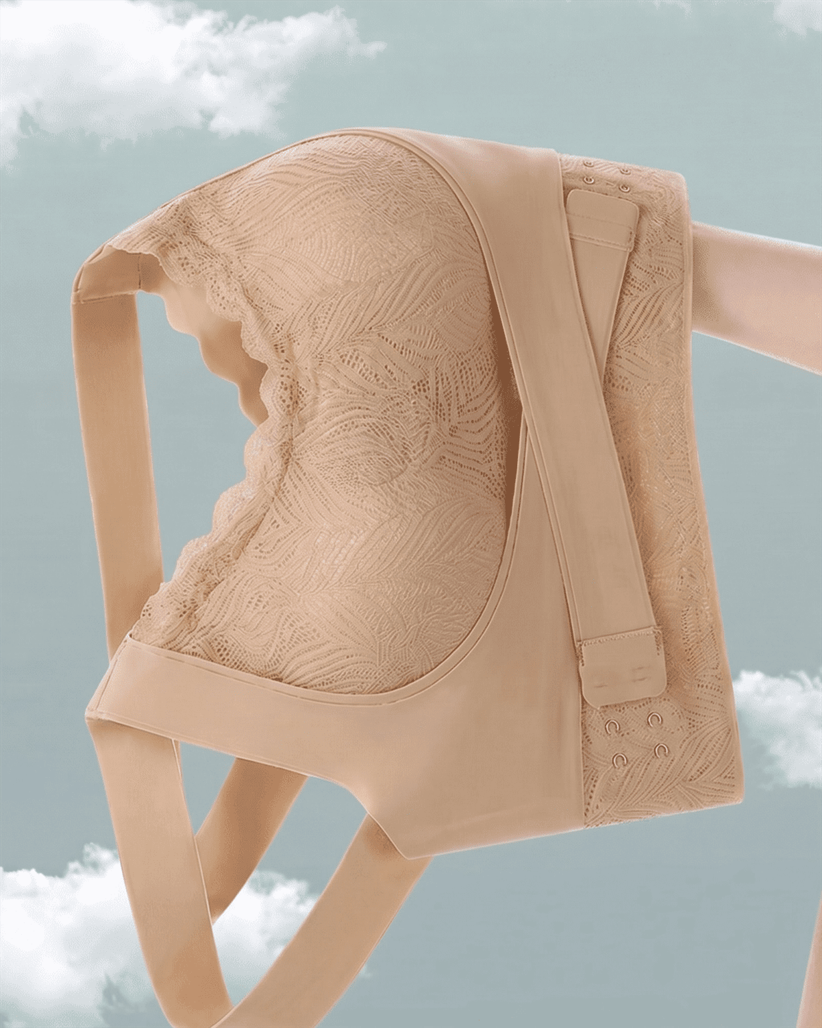 Cloud Lift Lace Bra - Skin Seamless Bust Lifting & Wireless Shaping Posture Correcting Bra