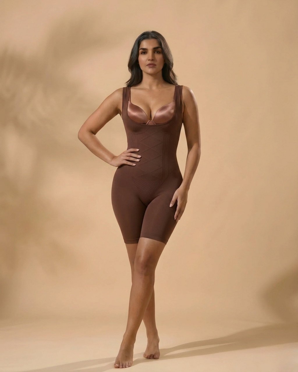 All-Over Sculpted Smooth ||| High-Compression Tummy Shaper