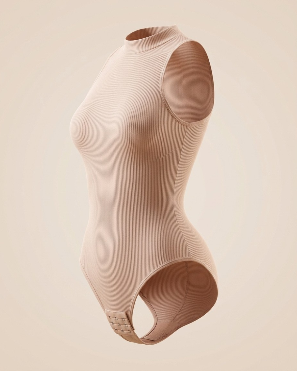 T-Flex Round Neck Low Cut Full Body Shaper Skin
