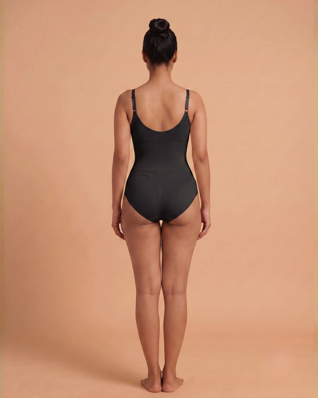 V-Flex Adjustable Strap Full Body Shaper Black