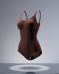 V-Flex Adjustable Strap Full Body Shaper Brown