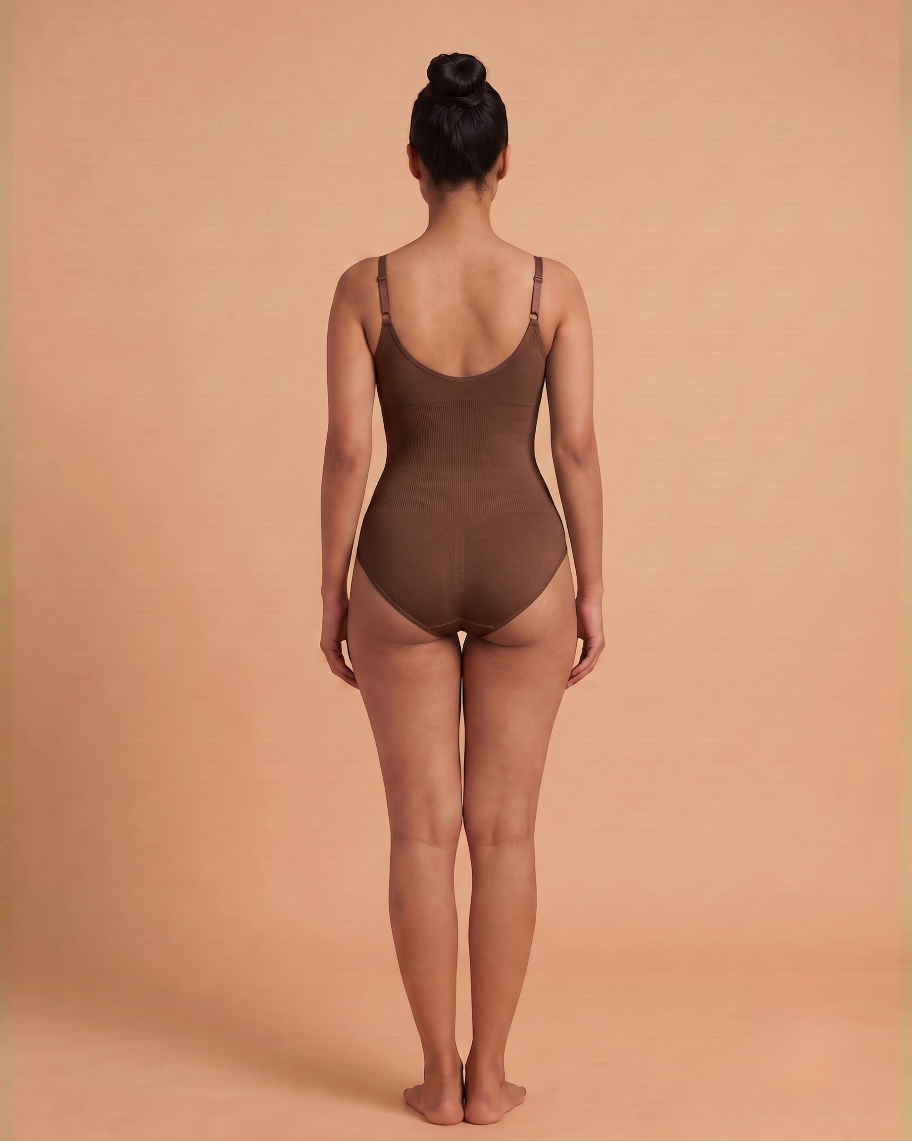 V-Flex Adjustable Strap Full Body Shaper Brown
