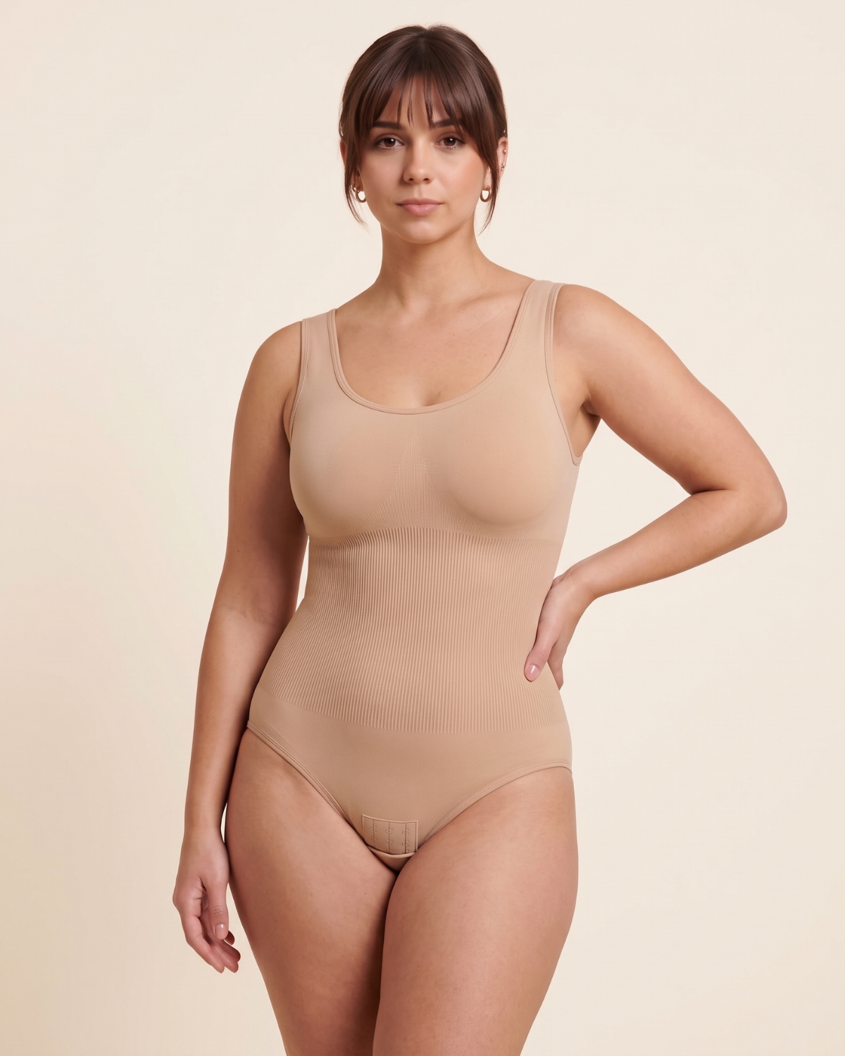 V-Flex Wide Strap Low Cut Full Body Shaper Skin